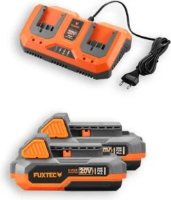 FUXTEC Grasmaaier Accu 40V (2x 20V) - Set Met Batterij (2x 2Ah) En Lader (2.4A Dubbellader) -Tuinen Speciaal Winkel 1022x1200