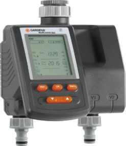 GARDENA Besproeiingsomputer MultiControl Duo - 3 Besproeiingen Per Dag - 1min Tot 3u 59min. -Tuinen Speciaal Winkel 1037x1200