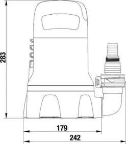 Gardena Dompelpomp 9000 Rvs 24,2 X 28,3 Cm Zwart/grijs -Tuinen Speciaal Winkel 1047x1200 1