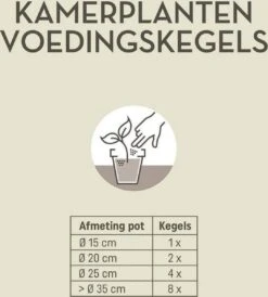 Pokon Kamerplanten Voedingskegels - 2x10st - Plantenvoeding - 6 Maanden Voeding -Tuinen Speciaal Winkel 1081x1200 6