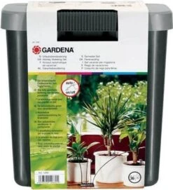 GARDENA Vakantiebewateringsset Duppelsysteem - Geschikt Voor 36 Potplanten - Incl. 9l Vat -Tuinen Speciaal Winkel 1092x1200