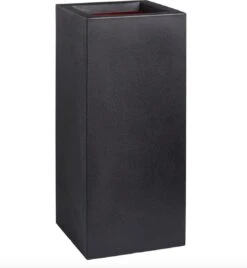 Capi Europe - Bloempot Rechthoek Smooth NL - 36x36x79 - Zwart - Voor Binnen En Buiten - KBL952 -Tuinen Speciaal Winkel 1106x1200 1