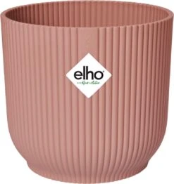 Elho Vibes Fold Rond 30 - Bloempot Voor Binnen - Ø 29.5 X H 27.2 Cm - Delicaat Roze