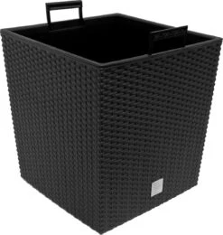 Prosperplast Kunststof Rato Rotan Bloempot/plantenpot Met Binnenpot Antraciet 40 Cm - Bloempotten Voor Binnen En Buiten -Tuinen Speciaal Winkel 1138x1200 1