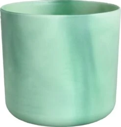 Elho The Ocean Collection Round 22cm - Bloempot Voor Binnen - 100% Gerecycled Materiaal - Gemaakt Met Zeeafval - Ø 22.3 X H 20.4 Cm - Pacifisch Groen -Tuinen Speciaal Winkel 1141x1200