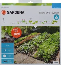 GARDENA Micro Drip System Bloembed En Moestuin Startset Druppelsysteem - 25 Meter -Tuinen Speciaal Winkel 1142x1200