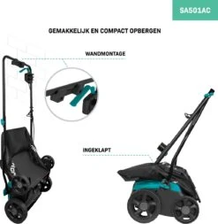 VONROC Elektrische Verticuteermachine - Gazonbeluchter – 1300W – Maaibreedte 320 Mm – 4 Dieptestanden (12/9/6/3 Mm) – Incl. 35L. Opvangbak -Tuinen Speciaal Winkel 1170x1200 6