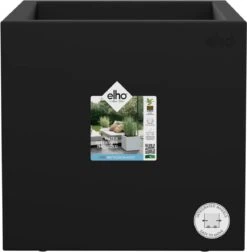 Elho Vivo Next Vierkant 30 - Plantenbak Voor Binnen & Buiten - Ø 29.5 X H 29.5 Cm - Zwart/Living Black -Tuinen Speciaal Winkel 1176x1200 5