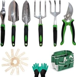 Djambo Tuingereedschap Set 8-delig Tuinsetje Met 15 Unieke Bamboe Plantetiketten In 1 Draagtas - Compleet Tuingereedschap Voor De Tuinliefhebbers -Tuinen Speciaal Winkel 1180x1200 5