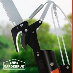 Gardebruk Takkenzaag Telescopisch - 2in1 Zaag & Snoeischaar - Oranje -Tuinen Speciaal Winkel 1188x1200 6
