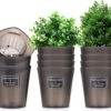 Merkloos Kruidenpot Waterreservoir Verse Kruiden Plantenpot Met Watergeefsysteem Voor Vensterbank Keuken Kruidentuin Binnen Set Van 10 Stuks Zwart -Tuinen Speciaal Winkel 1200x1002 2