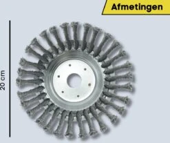 Merkloos Onkruidborstel Voor Bosmaaier | 200mm 20 Cm Staalborstel Nieuw | Universele Onkruidborstel 200 Mm - Onkruidverwijderaar - Voegenborstel - Grastrimmer -Tuinen Speciaal Winkel 1200x1004 2