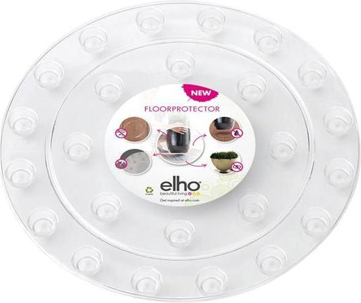 Elho Floorprotector Rond 25 - Accessoires Voor Binnen - Ø 25.0 X H 1.5 Cm - Transparant/Transparant 7 Elho Floorprotector Rond 25 - Accessoires Voor Binnen - Ø 25.0 X H 1.5 Cm - Transparant/Transparant - Afbeelding 5
