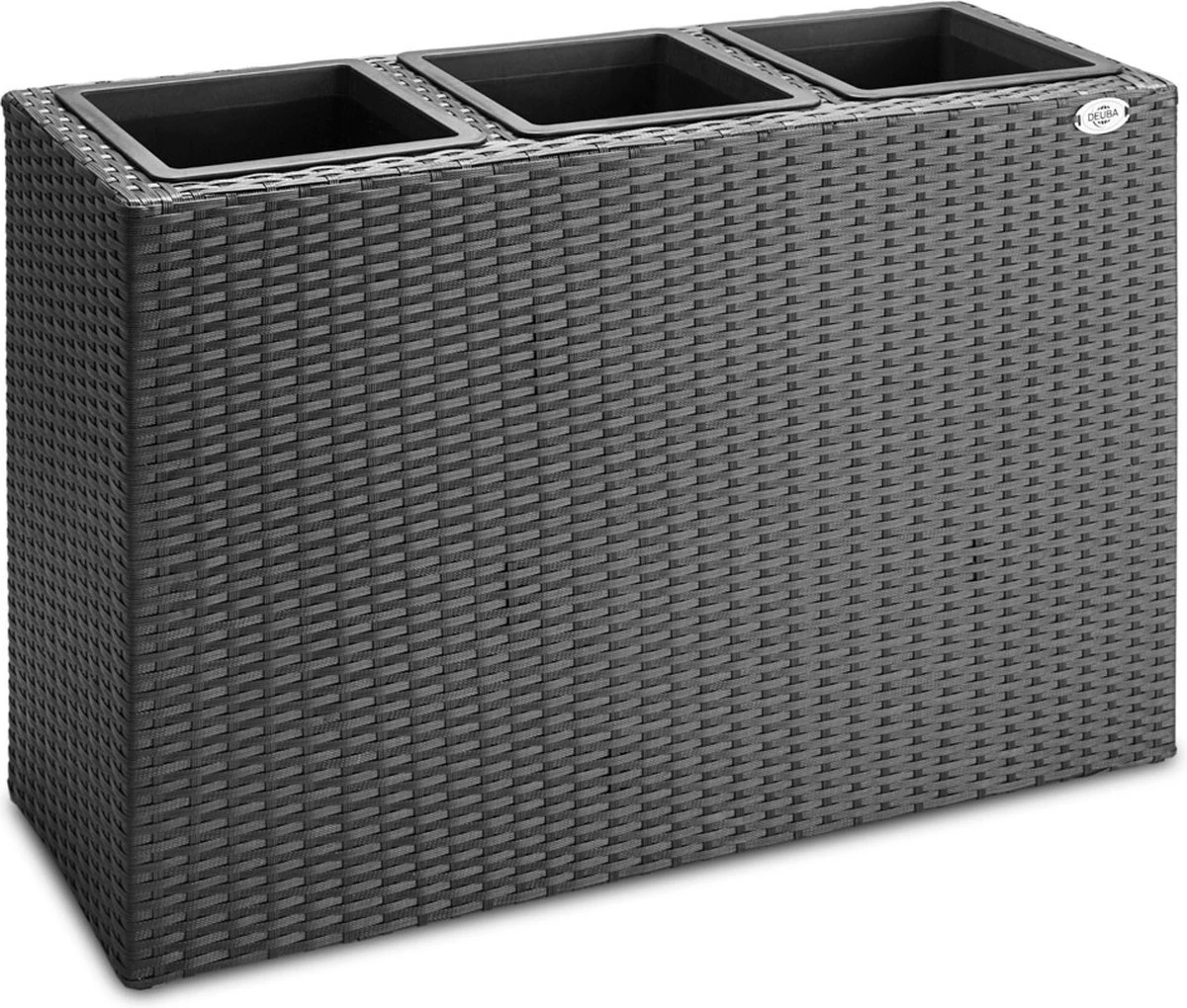 Casaria Staande Plantenbak – Met Waterafvoer 83x30,5x60cm - Zwart 3 Casaria Staande Plantenbak – Met Waterafvoer 83x30,5x60cm - Zwart