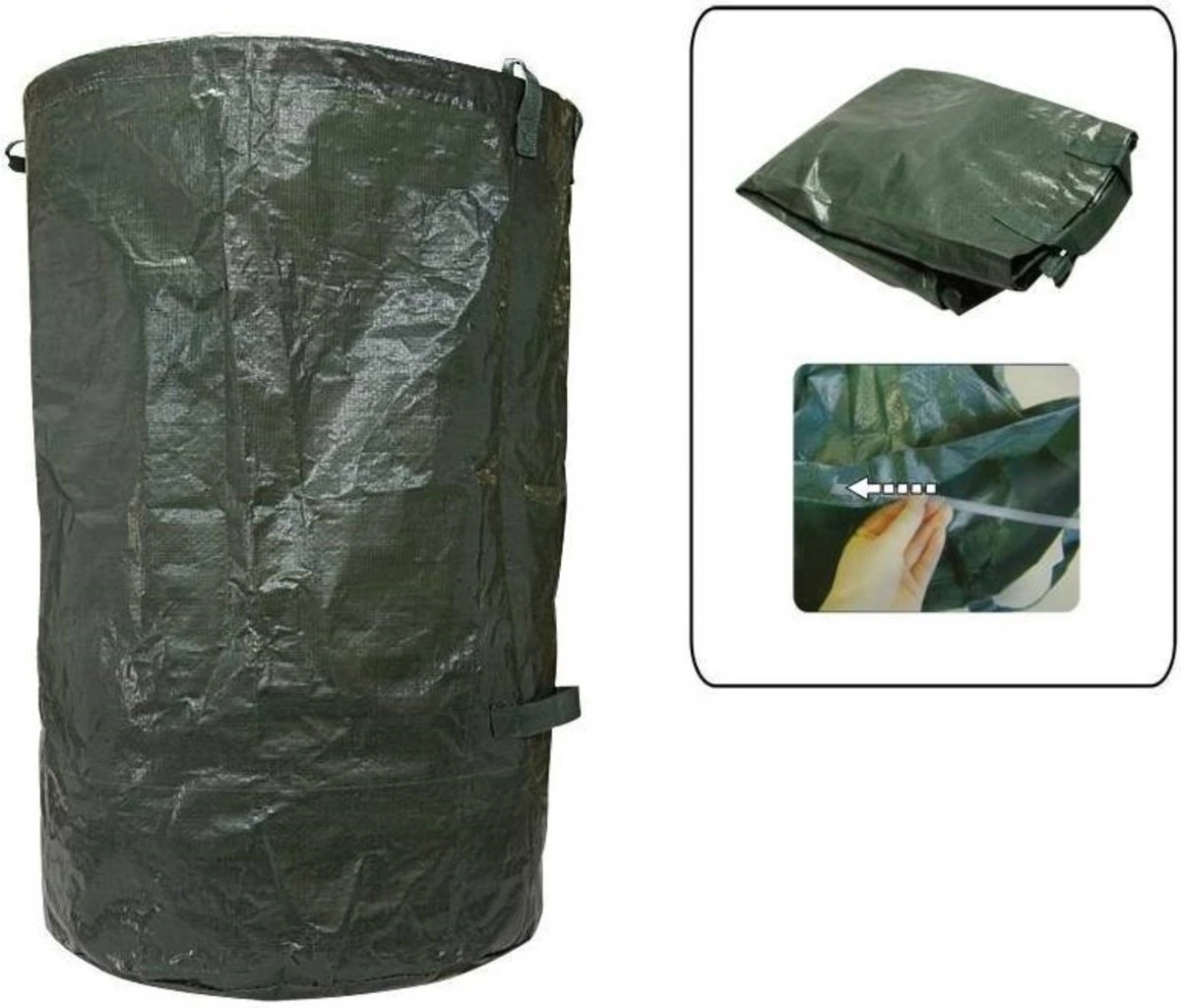 Benson Tuinafval Zak Heavy Duty 110 Liter – 70x45cm | Puinzak | Grote Zak Voor Het Opslaan Van Bladeren Takken En Afval 4 Benson Tuinafval Zak Heavy Duty 110 Liter – 70x45cm | Puinzak | Grote Zak Voor Het Opslaan Van Bladeren Takken En Afval - Afbeelding 2