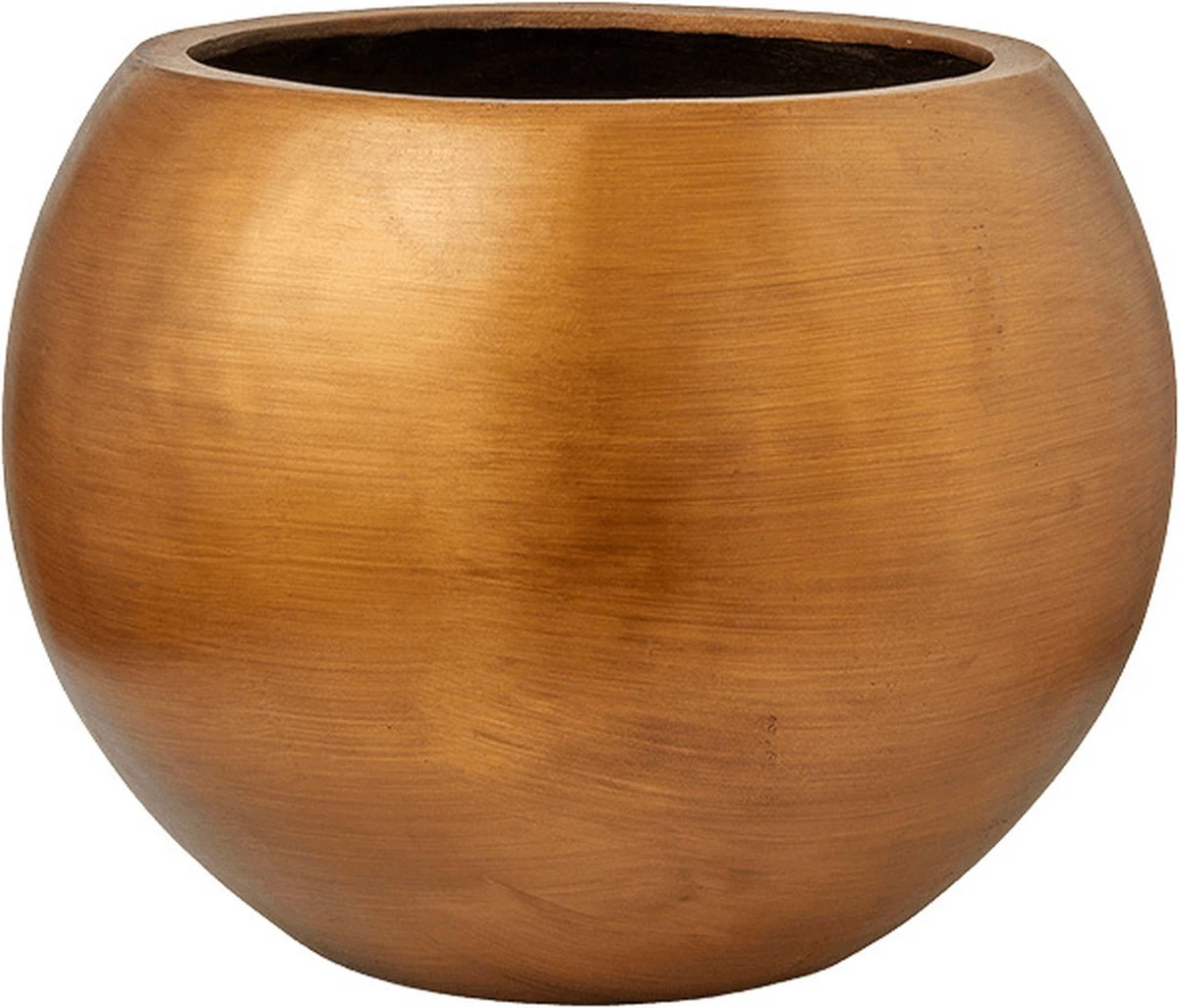 Capi Europe - Vaas Bol Retro - 30x25 - Goud - Bloempot Voor Binnen - BRTG104 11 Capi Europe - Vaas Bol Retro - 30x25 - Goud - Bloempot Voor Binnen - BRTG104 - Afbeelding 9