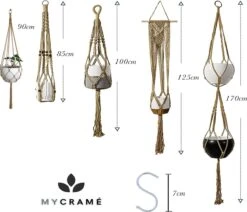 5 Stuks Luxe Jute Plantenhangers - Boho Handgeweven Katoen Hangpot Voor Binnen/Buiten - Hangende Bloempot Met Kralen - Macramé Touw/Koord Hangplant Houder - Bohemian Wandhanger Decoratie - Plant Hanger - Verticale Tuin Bloempothouder Planthanger -Tuinen Speciaal Winkel 1200x1030 1