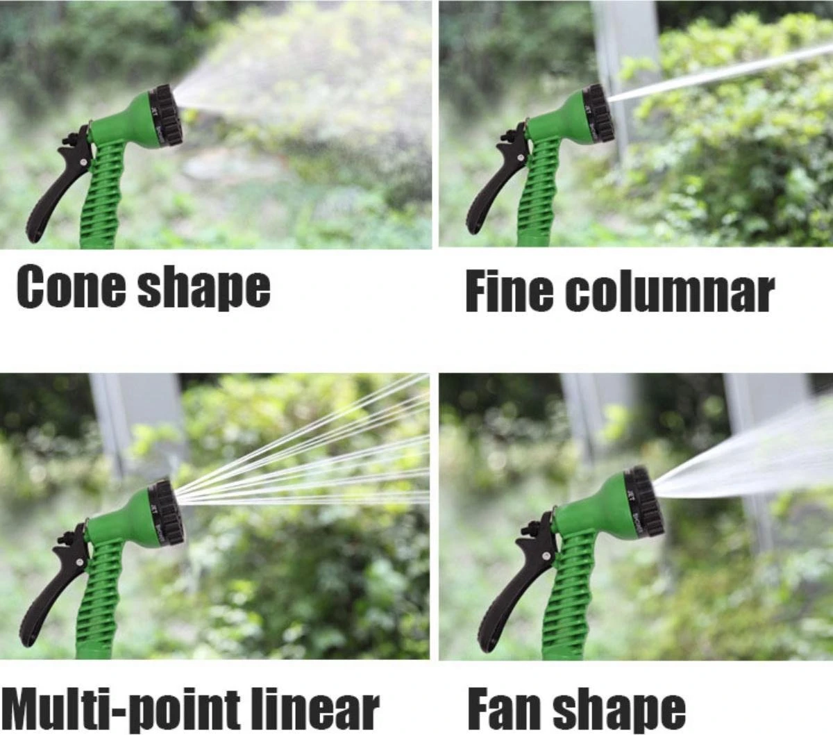 Merkloos Tuinslang - Tuinslag Flexibel - Tuinslag Flexibel 15M -15 Meter - Tuinslangen - Uitrekbaar - Met Koppelstuk - 7 In 1 Sproeikop 5 Merkloos Tuinslang - Tuinslag Flexibel - Tuinslag Flexibel 15M -15 Meter - Tuinslangen - Uitrekbaar - Met Koppelstuk - 7 In 1 Sproeikop - Afbeelding 3