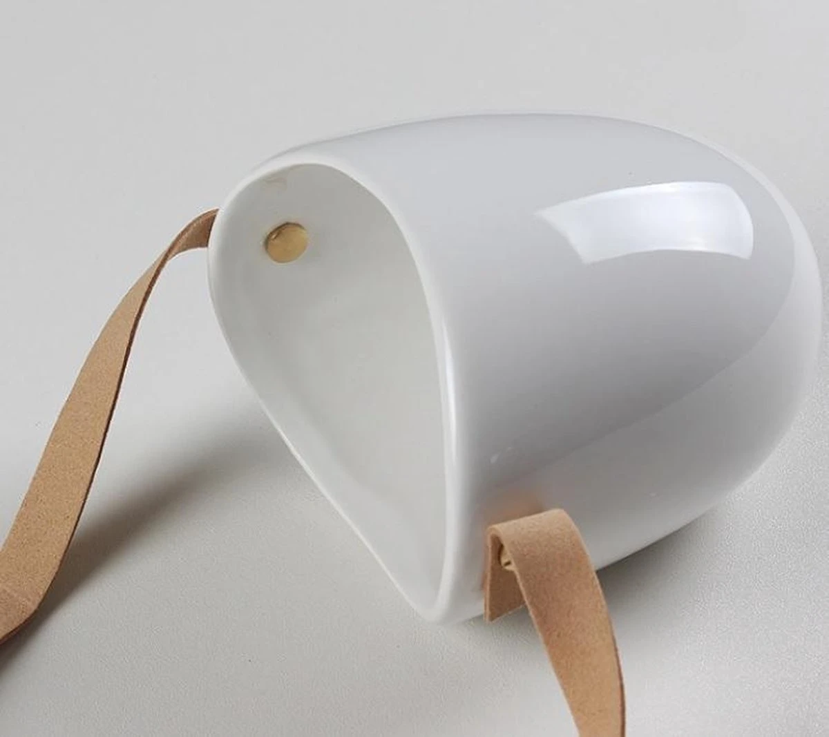 Merkloos Plantenhanger Keramiek – Set Van 3 – Steen- Hangpot – Hangende Bloempot Plantenpot Met 3 Verschillende Koorden – 12 X 11 X 9.5 Cm 7 Merkloos Plantenhanger Keramiek – Set Van 3 – Steen- Hangpot – Hangende Bloempot Plantenpot Met 3 Verschillende Koorden – 12 X 11 X 9.5 Cm - Afbeelding 5