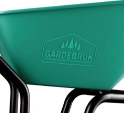 Gardebruk Kruiwagen 100 L - Kunststof Kuip – Tot 150KG Groen -Tuinen Speciaal Winkel 1200x1099