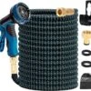 J.E Super Sterk Uitrekbare Tuinslang Tot 30 Meter + GRATIS Tas, Ophanghaak En Koppelstuk - 10 Standen Sproeikop - Blauw/Zwart - Flexibel Elastisch 2 J.E Super Sterk Uitrekbare Tuinslang Tot 30 Meter + GRATIS Tas, Ophanghaak En Koppelstuk - 10 Standen Sproeikop - Blauw/Zwart - Flexibel Elastisch -Tuinen Speciaal Winkel 1200x1127