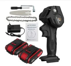 Violeworks® Accu Kettingzaag - Snoeizaag - Mini Kettingzaag - Handkettingzaag - Ook Voor Makita - Elektrische Kettingzaag - Elektrische Snoeischaar - Op Batterij - 2900 MAh - 1080W - 88V -Tuinen Speciaal Winkel 1200x1128 5