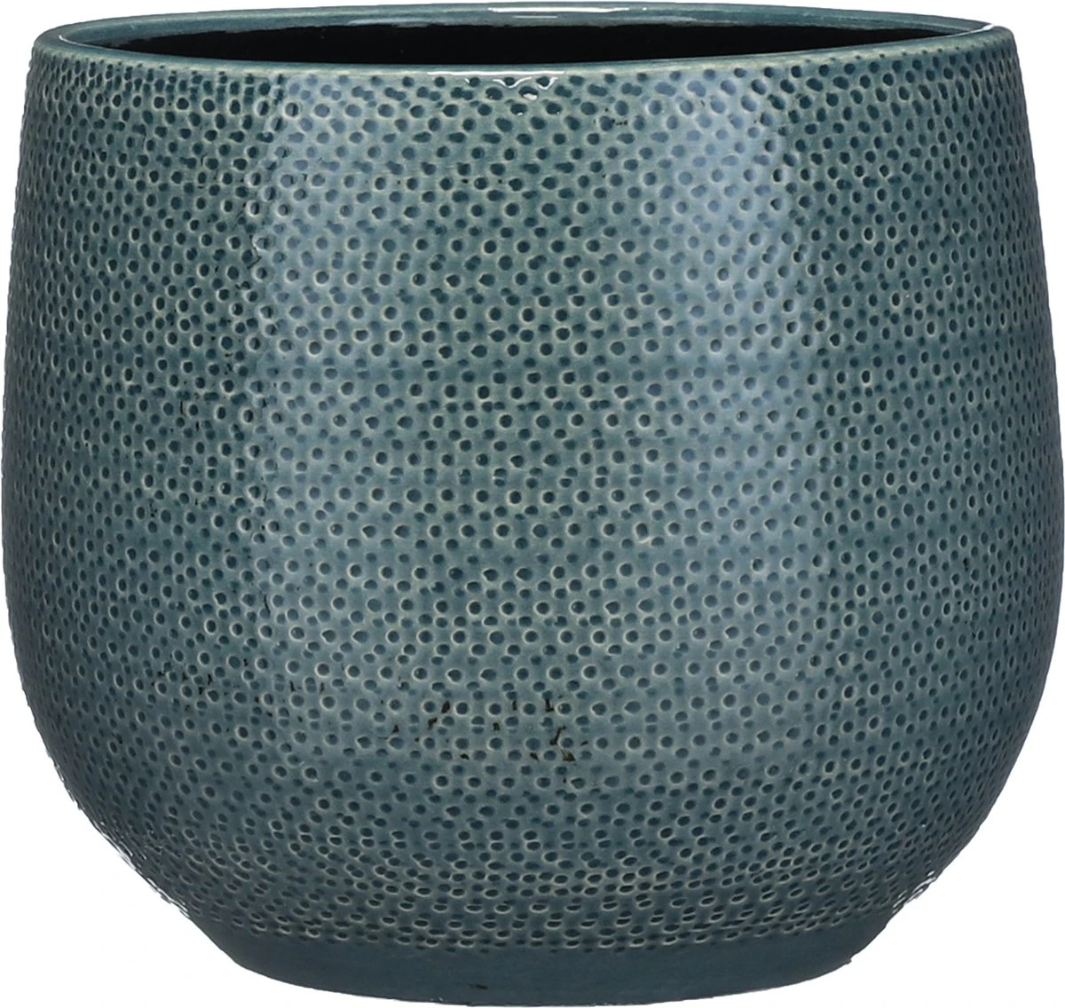 Mica Decorations Gabriel Bloempot - H20 X Ø25 Cm - Keramiek - Blauw 3 Mica Decorations Gabriel Bloempot - H20 X Ø25 Cm - Keramiek - Blauw