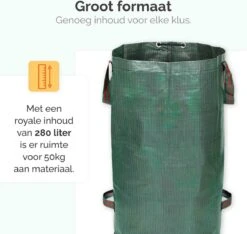 Goliving Tuinafvalzak - Set Van 2- Tuinafvalzakken Opvouwbaar - Tuinzak - Tuinafvalemmer - 2x 280 Liter - Groen -Tuinen Speciaal Winkel 1200x1136 3