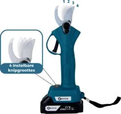 NovarGarden® Elektrische Snoeischaar NG1 - 2x Accu - Elektrisch - Takkenschaar - Op Batterij - 28mm -Tuinen Speciaal Winkel 1200x1136 4