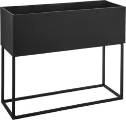 Atmosphera Staande Plantenbak Metaal Zwart 2-delig -Tuinen Speciaal Winkel 1200x1140 1