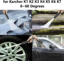 Merkloos 140 Bar Hogedrukspuitlans - Hogedrukreiniger Kärcher-opzetstuk - Verstelbare Sproeikop Voor Karcher Hogedrukreiniger - Accessoire Voor Karcher K1 K2 K3 K4 K5 K6 K7 -Tuinen Speciaal Winkel 1200x1140 8