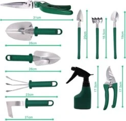 Tuingereedschap Set Tuinierset 10 Delig - Snoeischaar Tuinschaar Bloemenschaar Tuinschepje Plantenspuit Handhark -Tuinen Speciaal Winkel 1200x1149 8