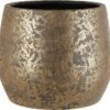 Mica Decorations Clemente Bloempot - H25,5 X Ø32 Cm - Terracotta - Goud -Tuinen Speciaal Winkel 1200x1156 1