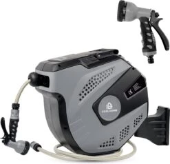 CoolHome Wandslangenbox 15 Meter + 1,5 Meter - Tuinslang Met Haspel- Slangenhouder 180° Draaibaar - Tuinslanghaspel Zwart - Grijs 15 CoolHome Wandslangenbox 15 Meter + 1,5 Meter - Tuinslang Met Haspel- Slangenhouder 180° Draaibaar - Tuinslanghaspel Zwart - Grijs -Tuinen Speciaal Winkel 1200x1158 2