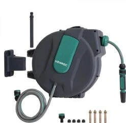 VONROC Automatische Slanghaspel – Incl. 25m Tuinslang, Aansluitslang, Spuitstuk, Koppelingen & Kraanaansluiting 17 VONROC Automatische Slanghaspel – Incl. 25m Tuinslang, Aansluitslang, Spuitstuk, Koppelingen & Kraanaansluiting -Tuinen Speciaal Winkel 1200x1170 2