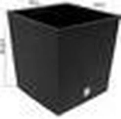 Prosperplast Kunststof Rato Rotan Bloempot/plantenpot Met Binnenpot Antraciet 40 Cm - Bloempotten Voor Binnen En Buiten -Tuinen Speciaal Winkel 1200x1176 1