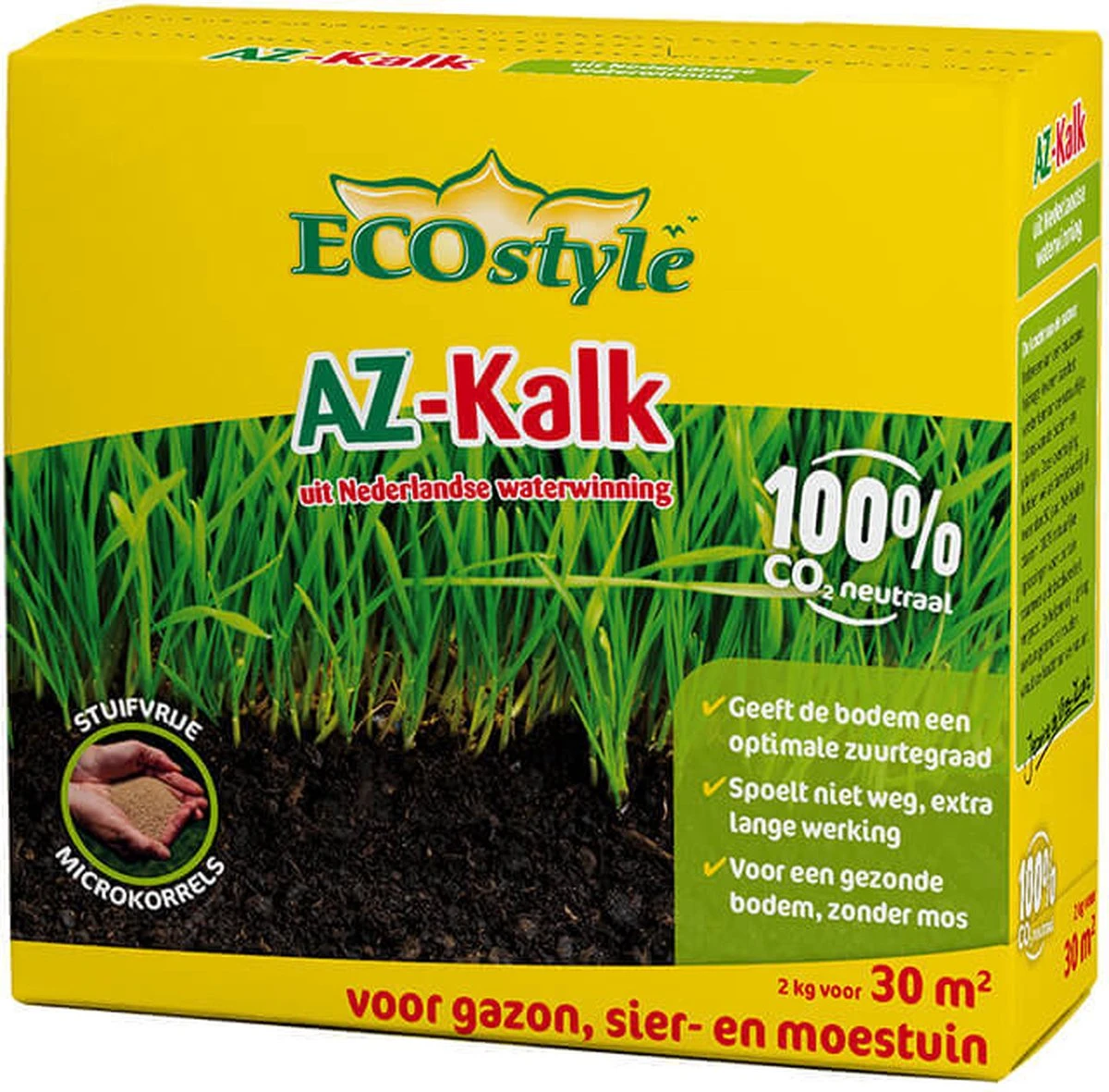 ECOstyle AZ Kalk Micro Korrel – Voor Gazon, Sier- En Moestuin - Corrigeert Zuurgraad Direct En Langdurig - Werkt Tegen Mos - CO2-Neutraal – 135 M² - 10 KG 9 ECOstyle AZ Kalk Micro Korrel – Voor Gazon, Sier- En Moestuin - Corrigeert Zuurgraad Direct En Langdurig - Werkt Tegen Mos - CO2-Neutraal – 135 M² - 10 KG - Afbeelding 7