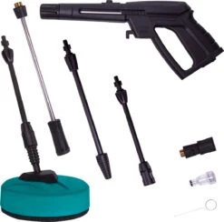 VONROC PRO Hogedrukreiniger V25-2 – 2500W – 195 Bar – 468 L/h – Duurzame Inductiemotor – Incl. 8m Slang, Slanghaspel, Terrasreiniger, Reinigingstank En Meer -Tuinen Speciaal Winkel 1200x1185 1