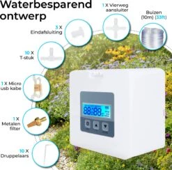 Automatisch Bewateringssysteem Voor Kamerplanten Met Pomp – Waterdruppelaar – Watergeefsysteem– Planten Watergever -Tuinen Speciaal Winkel 1200x1186 1