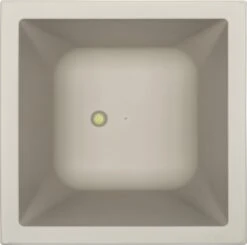 Elho Vivo Structure Finish Vierkant 40 - Plantenbak Voor Binnen & Buiten - Ø 39 X H 41 - Grijs/Warm Grijs -Tuinen Speciaal Winkel 1200x1188 1