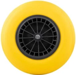 GARDENGEAR Kruiwagenwiel 4.00-8 Pu Plastic Geel -Tuinen Speciaal Winkel 1200x1189 1