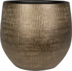 Steege Plantenpot - Modern Design - Goudkleurig - 32 X 36 Cm - Bloempot -Tuinen Speciaal Winkel 1200x1190 3
