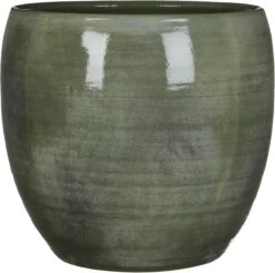 Mica Decorations Lester Bloempot - H31 X Ø33 Cm - Terracotta - Groen -Tuinen Speciaal Winkel 1200x1192 2