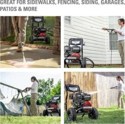 Powertech Professionele Hogedrukreiniger Op Benzine - 6.5 PK - 3600 PSI - 220 Bar - Hogedrukreiniger Auto - Terrasreiniger - Oppervlaktereiniger - Autoreiniger - Zwembadreiniger - 5 Snelkoppelstukken- Zwart / Rood -Tuinen Speciaal Winkel 1200x1195 14