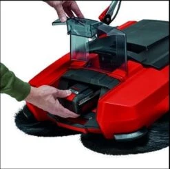 Einhell Accu Veegmachine TE-SW 18/610 Li Solo Power X-Change (18 V - Li-ion - Vuilcontainer Van 20 L - 61 Cm Werkbreedte - Parkeerpositie - Verstelbare Duwboom - Afneembare Lip - Aan/uit-schakelaar) -Tuinen Speciaal Winkel 1200x1196 7