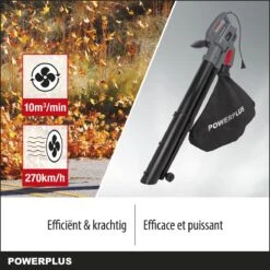 Powerplus POWEG9013 Elektrische Bladblazer - Bladzuiger En -versnipperaar - 3300W - Blazen - Zuigen - Versnipperen - Incl. 40L Opvangzak -Tuinen Speciaal Winkel 1200x1200 1067