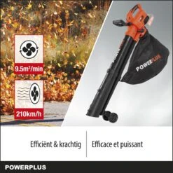 Powerplus Dual Power POWDPG75270 Bladblazer - Bladzuiger En -versnipperaar - Brushless - Blazen - Zuigen - Versnipperen - Excl. Accu En Lader - Incl. Opvangzak 45L -Tuinen Speciaal Winkel 1200x1200 1086