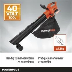 Powerplus Dual Power POWDPG75270 Bladblazer - Bladzuiger En -versnipperaar - Brushless - Blazen - Zuigen - Versnipperen - Excl. Accu En Lader - Incl. Opvangzak 45L -Tuinen Speciaal Winkel 1200x1200 1091