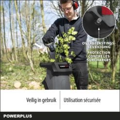 Powerplus POWEG5011 Elektrische Hakselaar Versnipperaar - 2400W - Max. Ø40mm - Incl. Duwstok, Wielen En 50L Opvangzak - Heggen, Bomen En Haag - Tuinonderhoud -Tuinen Speciaal Winkel 1200x1200 1102
