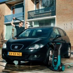 VONROC Hogedrukreiniger V18-2 1800W – 140 Bar – 420 L/h – Incl. 8m Slang, Geïntegreerde Reinigingsmiddelen Tank, Terrasreiniger, Spuitstukken En Accessoires -Tuinen Speciaal Winkel 1200x1200 1118